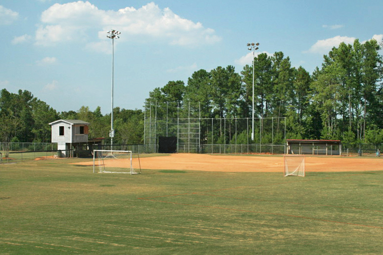 Tega Cay recreation field waterfront community